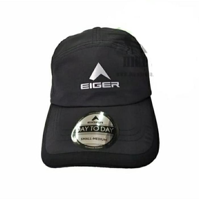 Topi Eiger T.Grassland Black Cap Snapback Trucker Pria