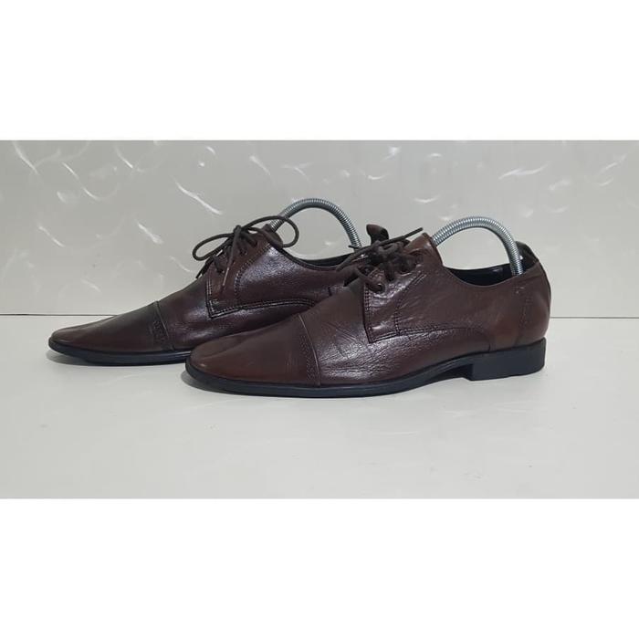 SEPATU DEMOCRATA BRAZIL KULIT - 44 sd 45 - ORIGINAL 100 % SECOND
