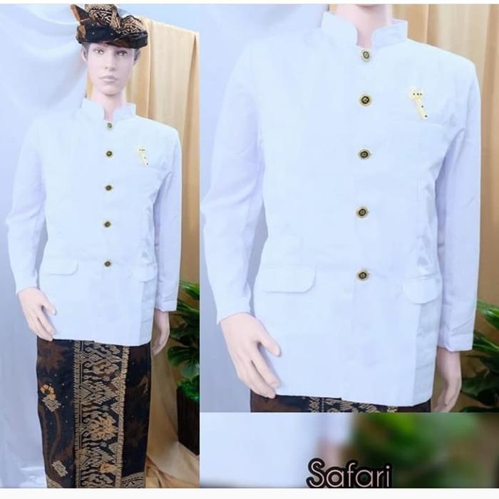 BAJU ADAT BALI BAJU SAFARI PRIA BUSANA BALI