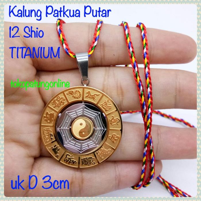 Kalung Shio Patkua Titanium Patkua Putar