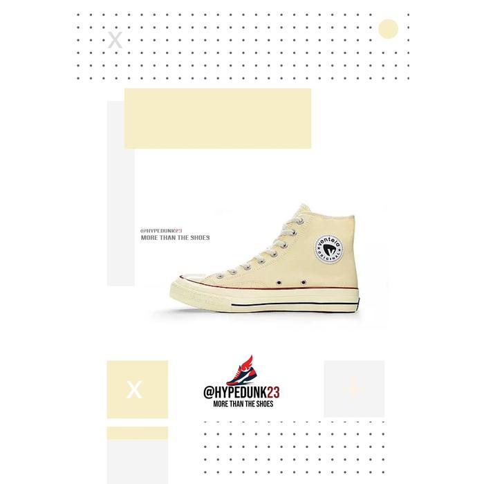 Sepatu Ventela 70s High Cut Cream (Putih Cream)