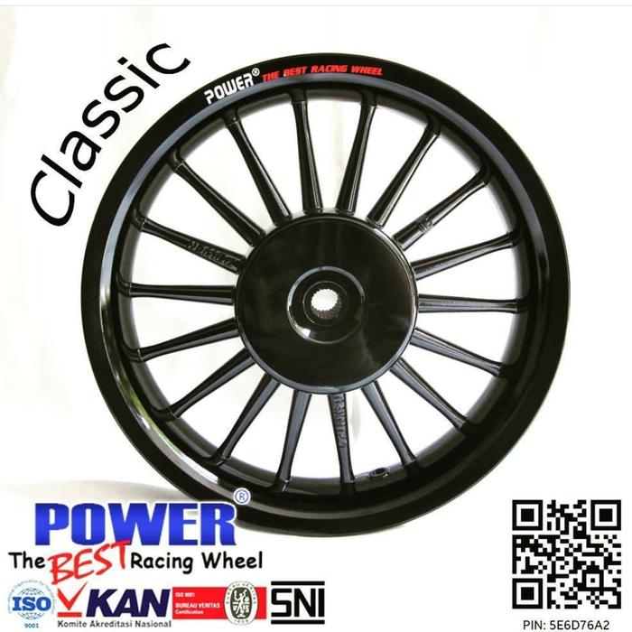 velg racing mio m3, fino 125, soul gt 125 power clasic hitam