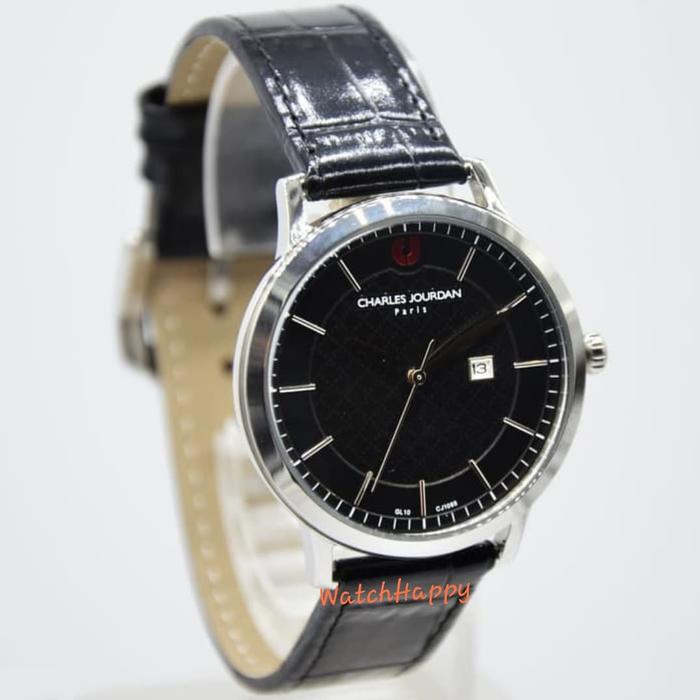 CHARLES JOURDAN ORIGINAL 100 % CJ1085-2332 Ladies Leather Black CJ1085