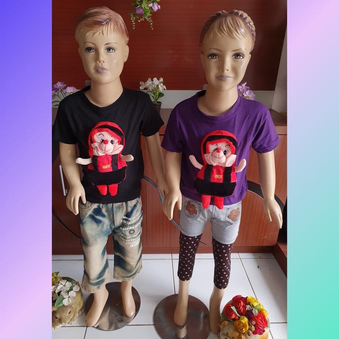 kaos anak boneka/kaos tazmania/ kaos bee/kaos barney/ kaos lucu/ kaos
