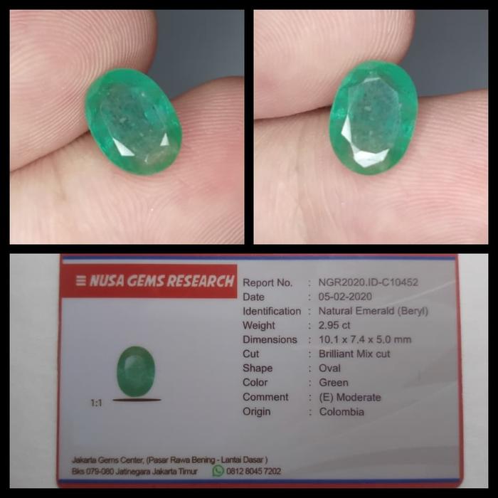 NATURAL EMERALD (Beryl) Colombia