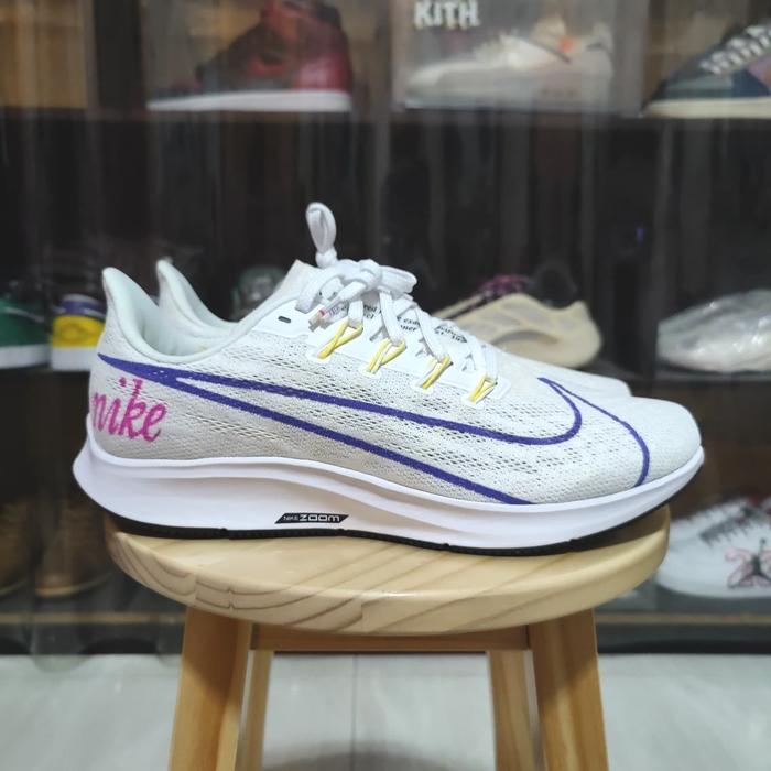 Sepatu Running Nike Air Zoom Pegasus 36 White Psychic Purple