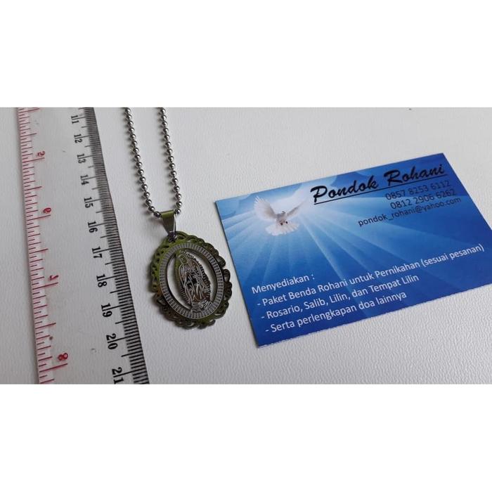 Kalung Titanium Bunda Maria Guadalupe