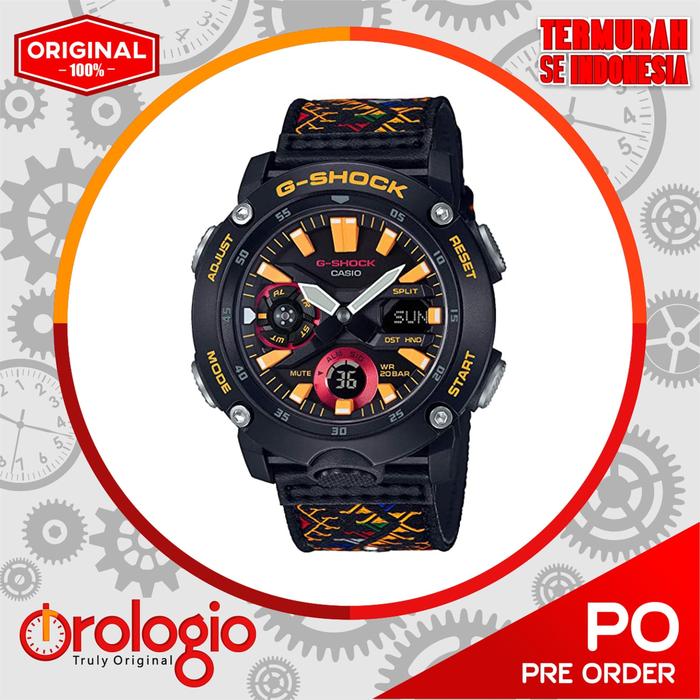Jam Tangan Casio G-Shock GA-2000BT-1AJR Traditional Pattern