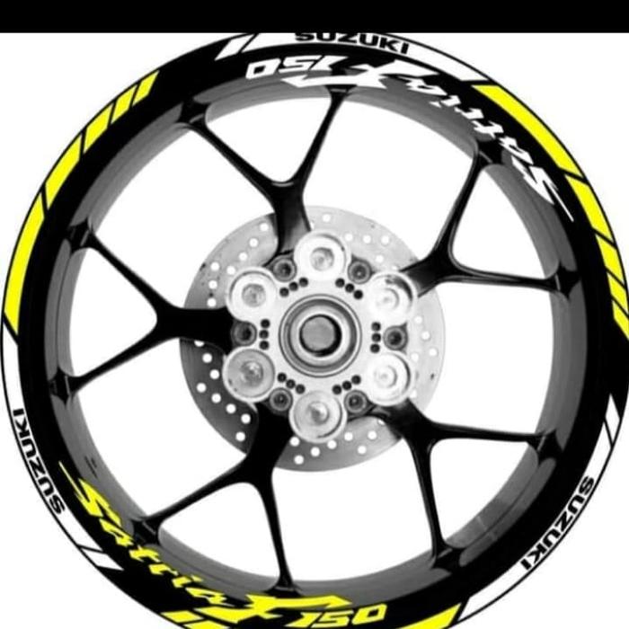 cutting sticker stiker lis velg motor SATRIA FU 150 01