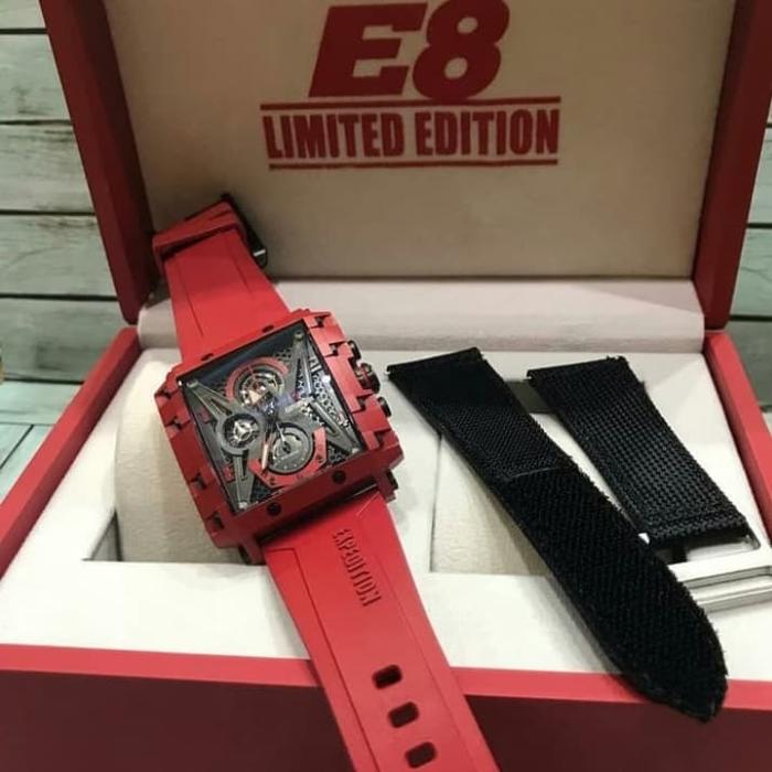 Jam Tangan Pria Expedition E 6757/ 6757 Original Red Rubber