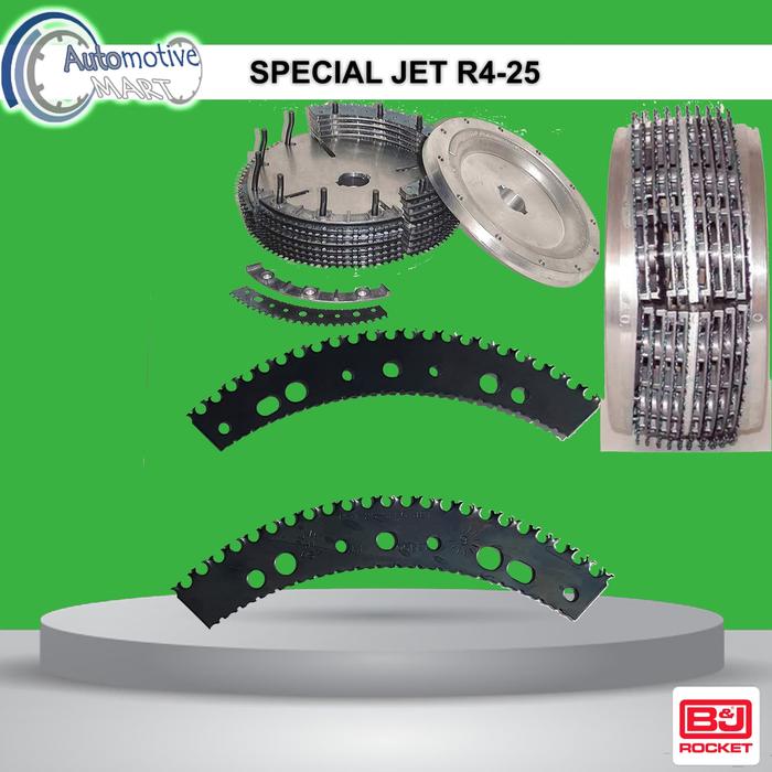 BJ Rocket Special Jet Blade R4-25 Pisau Buffing Vulkanisir isi 28pcs