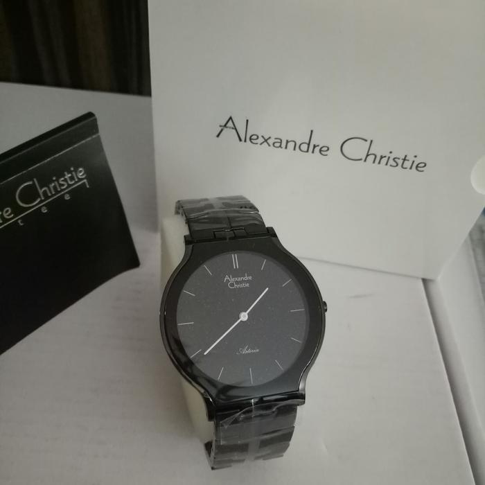 Jam Tangan Analog Pria Alexandre Christie AC 8603 MH Stainless Black