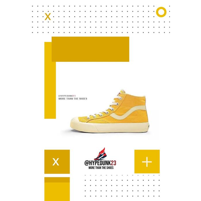 Sepatu Ventela Public High Cut Yellow (Kuning)