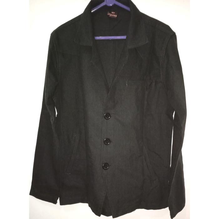 BLAZER KEMEJA XPOSE LD94, BLAZER CARDIGAN JACKET HITAM WANITA