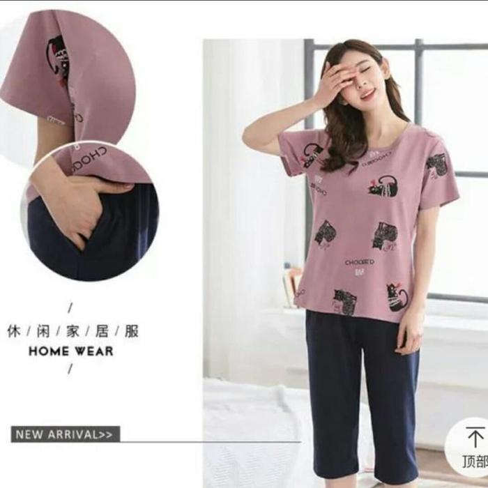 es Stelan choo cat bahan Kaos import china impor freesize