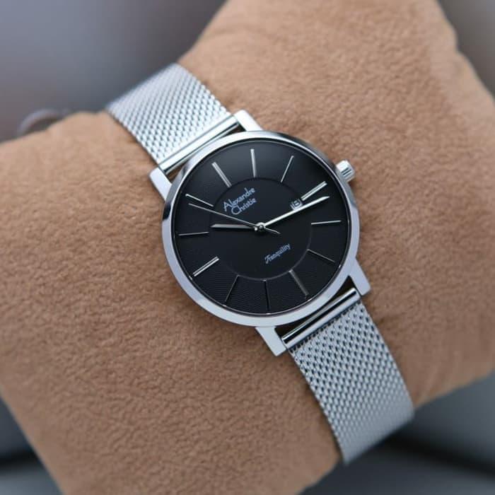 Alexandre Christie AC 8628LD/AC8628 Silver Black Original&Garansi