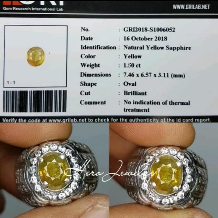 NO HEAT - NO TREATMENT YELLOW SAFIR SRILANKA - SAPPHIRE CEYLON
