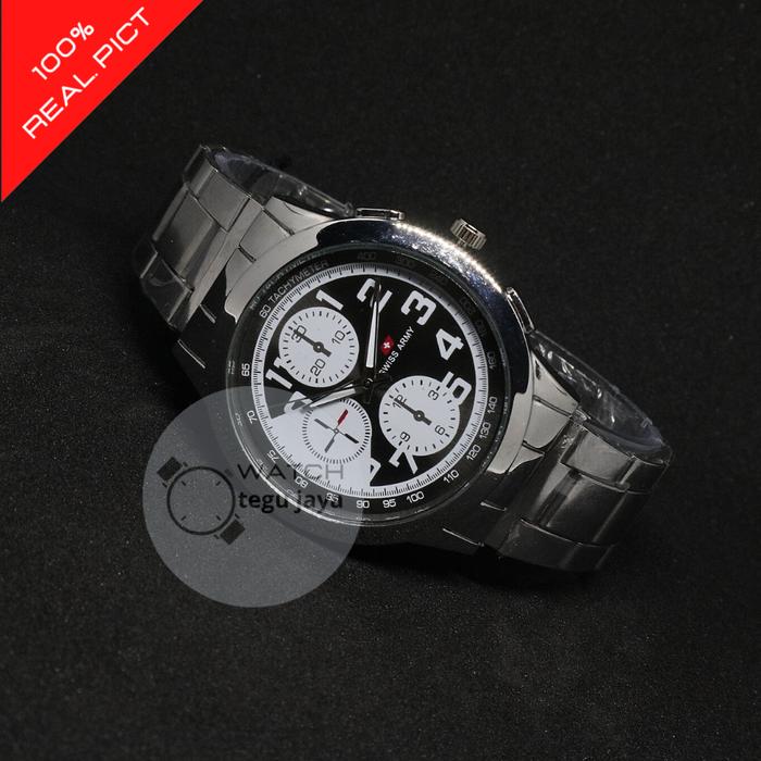 JAM TANGAN SW FASHION KASUAL PRIA COWOK LAKI LAKI RANTAI TG162 MURAH
