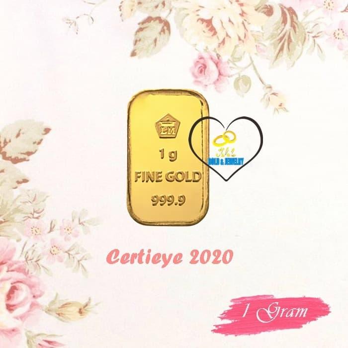Logam Mulia ANTAM Emas Batangan 24K Gold Bar Gold Fine Gold 1 Gram