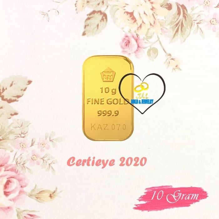 Logam Mulia ANTAM Emas Batangan 24K Gold Bar Gold Fine Gold 10 Gram