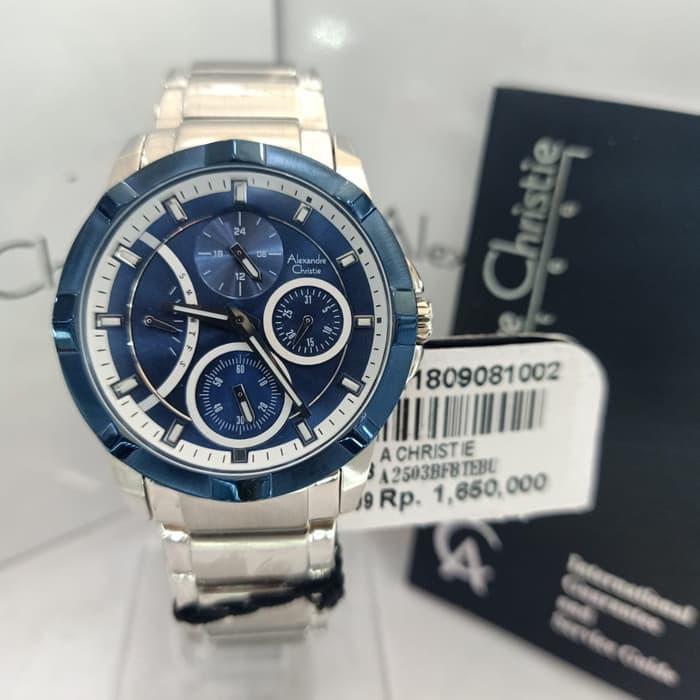 Alexandre Christie AC 2503 / AC 2503BF Silver Blue Original&Garansi