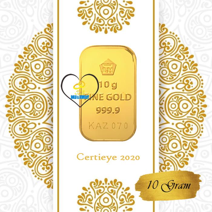 Logam Mulia ANTAM 10 Gram Emas Batangan 24K Gold Bar Gold Fine Gold