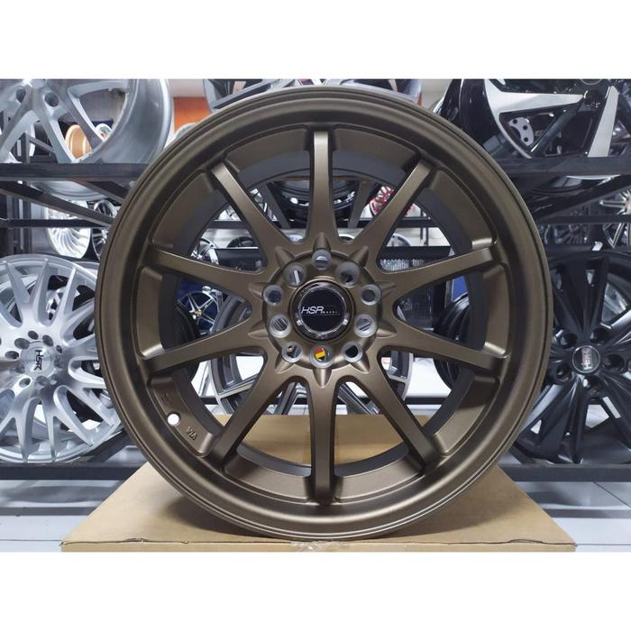 Velg Racing Untuk Vw Polo Ring 17 Hsr Hiroshima Bronze