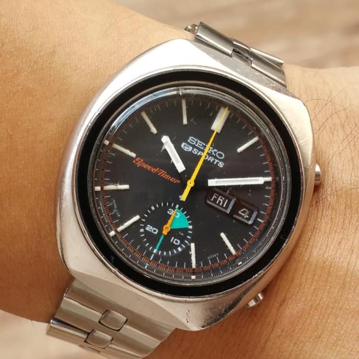 Ori 70s Seiko 5 Sports Speedtimer 6139-8002 automatic chronograph Unpolished
