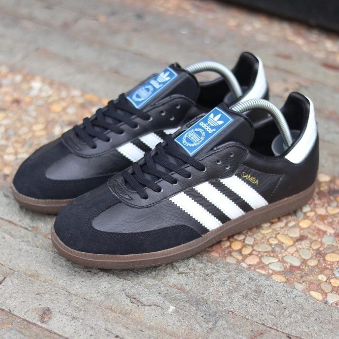 Sepatu Adidas samba black white sol gum bnwb / Sepatu kerja dan santai