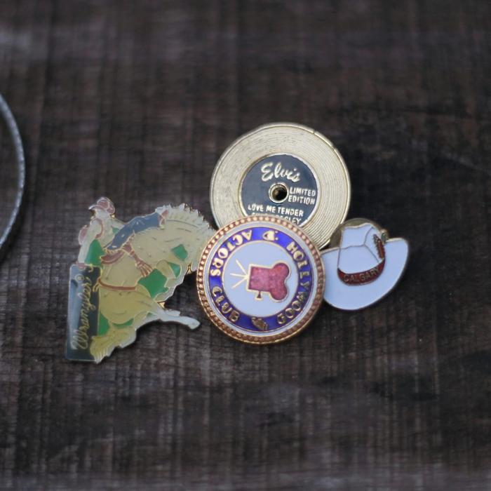 Pin langka vtg untuk levis selvedge redwing momotaro denim biker retro