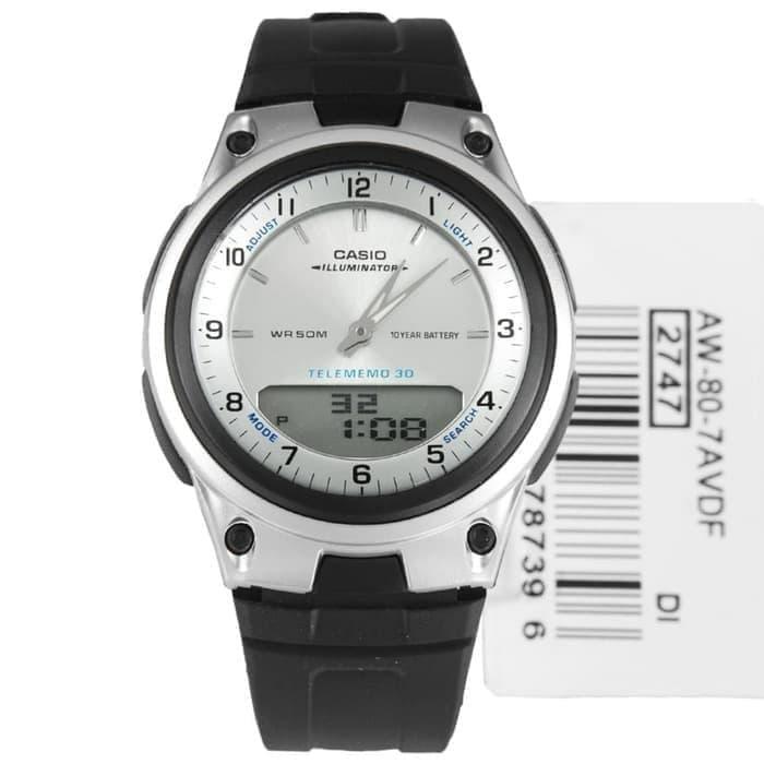 Jam Tangan Pria Casio Original AW807AVDF AW-80-7AVDF 7AV 7A 7 AW807A A W80 watches