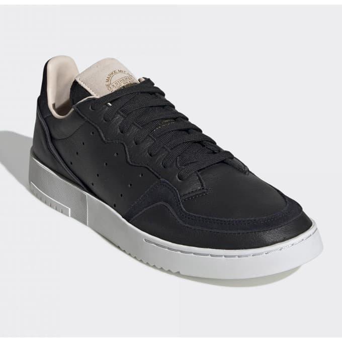 Sepatu Adidas ORIGINALS Supercourt Leather Black EF9189 ORIGINAL