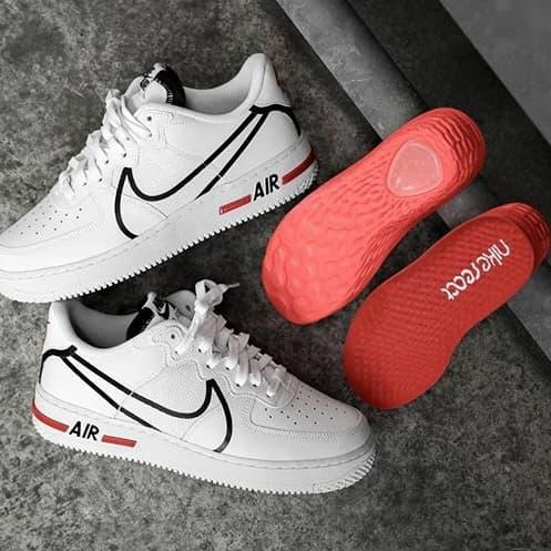 Nike Air force 1 React white wmns