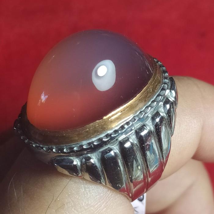 natural Obi nukleus alas orange kristal bukan bacan atau kalimaya