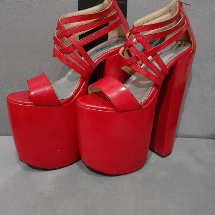 Heels 20cm (Merah) Ch#02