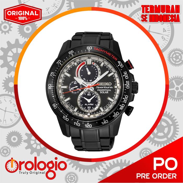 Seiko Sportura Solar Perpetual Chronograph SSC373 Ori & Termurah