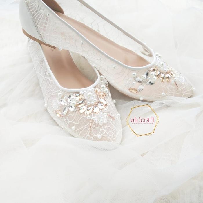 sepatu wedding sepatu pengantin sepatu pesta sepatu nikah C86.