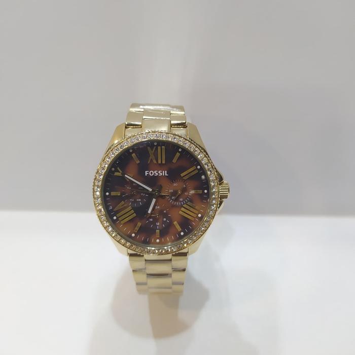 Fossil Jam Tangan Wanita AM4498 Original Stainless Steel Tali Besi Water Resistant 3ATM Garansi 1 Ta