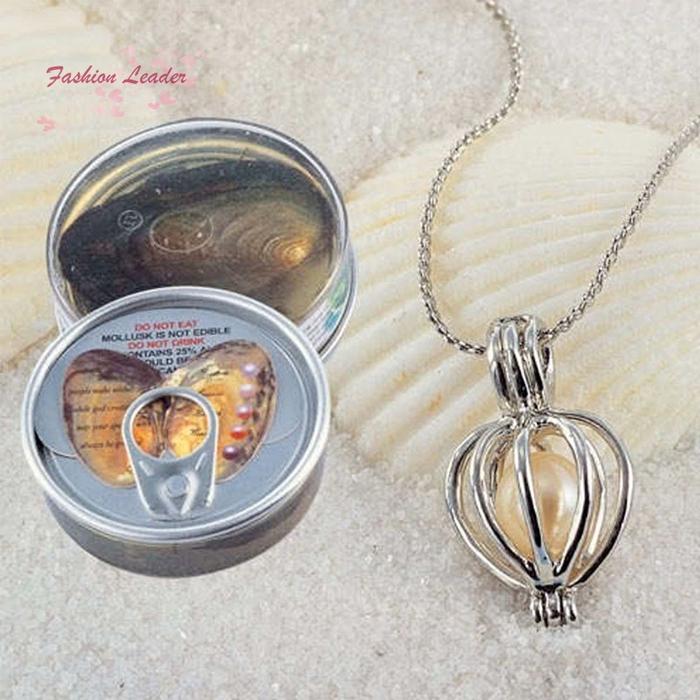 Pearls Love Best Wish Necklace Pearl Necklace Oyster Drop Pendant