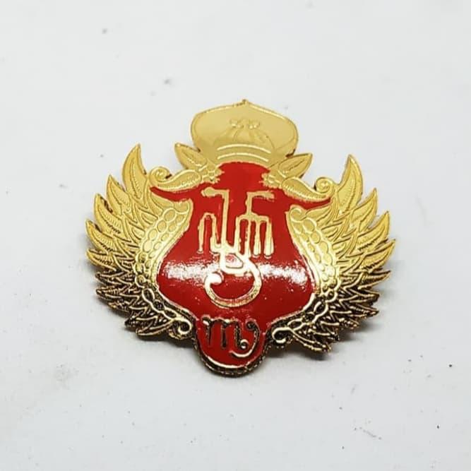 Bros Pin Lambang Logo Kraton Jogja yogyakarta Kuningan kombinasi merah