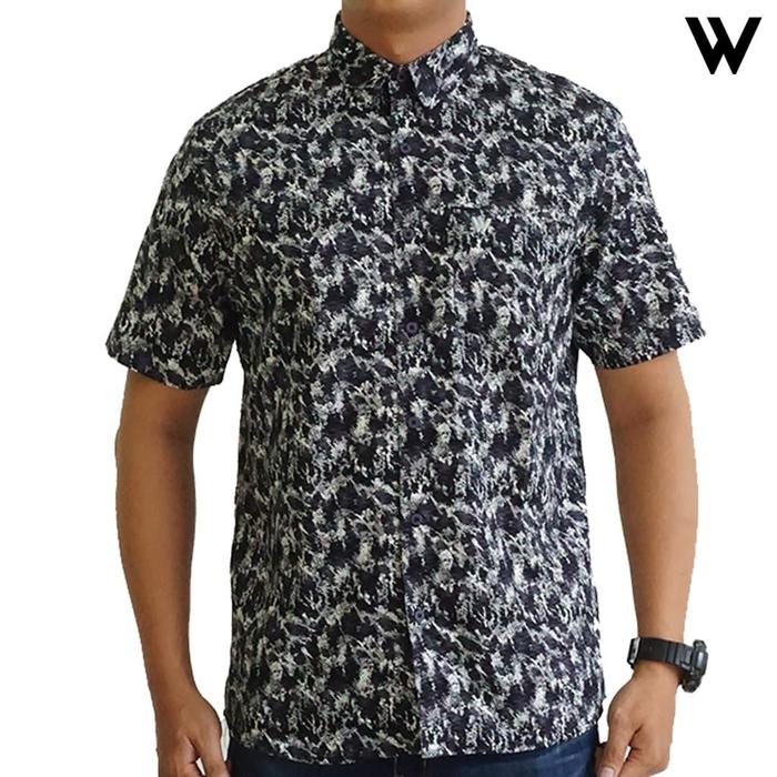 Kemeja WALRUS STUDIO Original Motif Abstrak Terbaru XL S