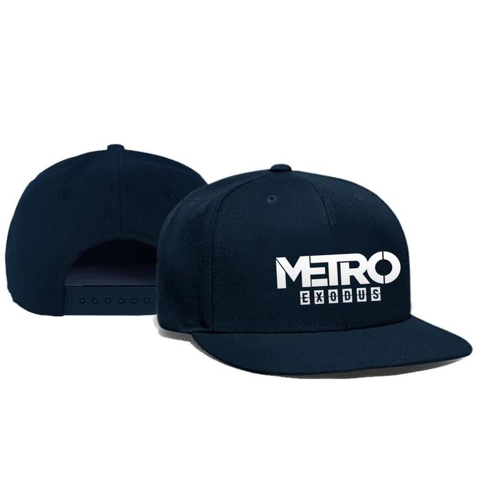 Topi Snapback pria unisex game metro exodus