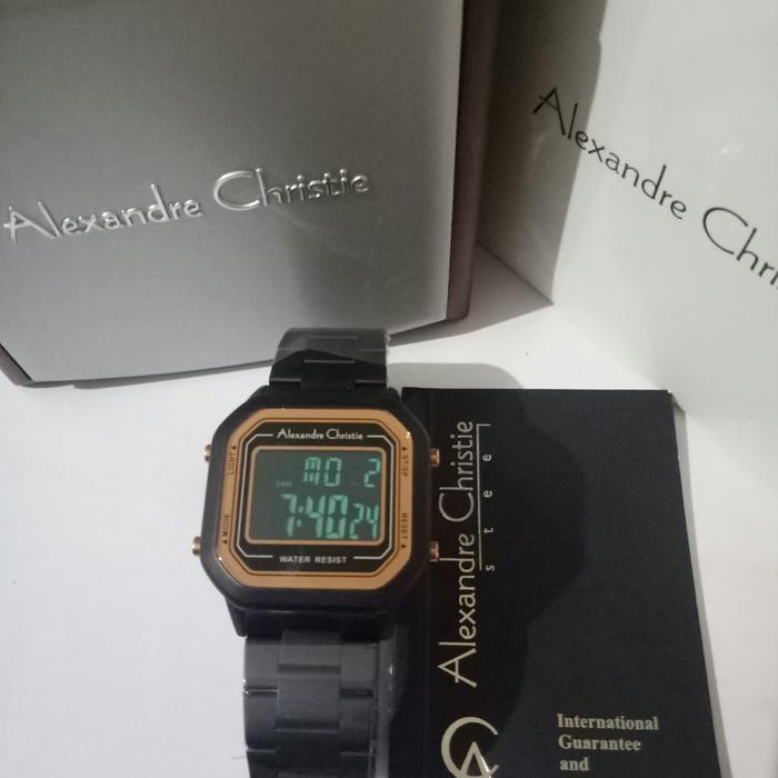 Jam Tangan DIGI(DIGITAL) Wanita Alexandre Christie AC 9226 LH BLACK