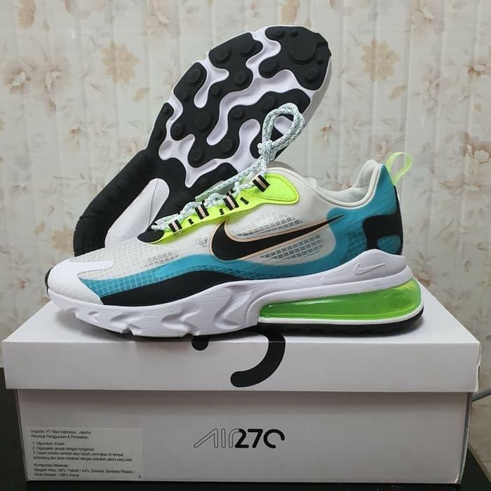 Nike Airmax 270 React SE Oracle Aqua - Ghost Green US 12 BNIB