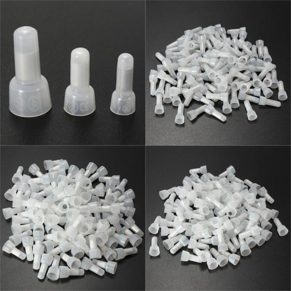 100pcs AWG16-14 Closed End Crimp Caps Splice Wire Terminals