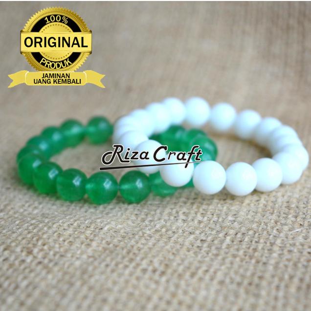 Gelang Tangan Couple Pasangan Batu Giok Asli buat Kekasih Pria Wanita