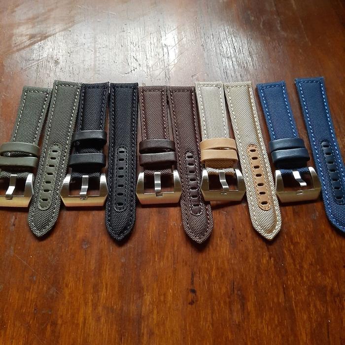 tali jam tangan kanvas kulit seiko alexandre christie alba orient