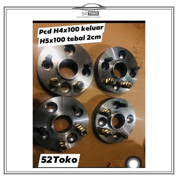 Adaptor velg 4x100 ke 5x100 tebal 3cm