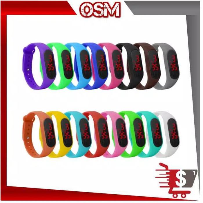 J169 Jam Tangan Band Watch - Jam Tangan LED - Arloji - Jam Tangan Unis