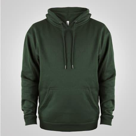 Jaket Hoodie Polos Hijau Botol NSA